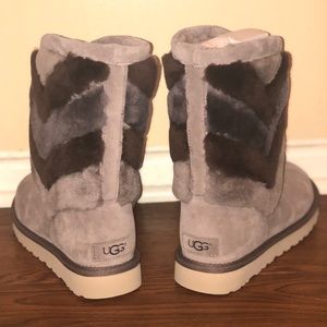 UGG Tania Genuine Shearling Suede Boot